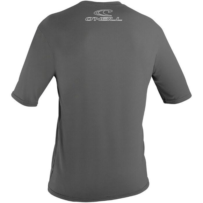 2024 O'Neill Mens Basic Skins Short Sleeve Sun Shirt 3402 - Graphite